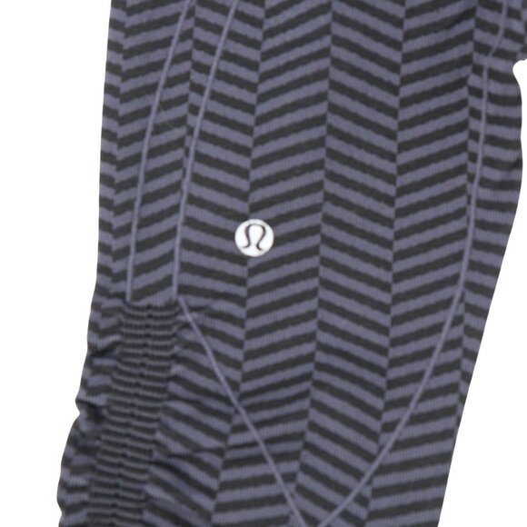 Lululemon In the Flow Crop II Legging Heathered Naval Blue Seamless 4 - Picture 7 of 7